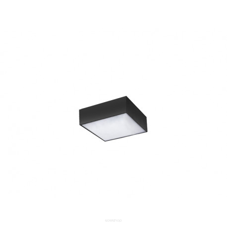 Lampa sufitowa plafon MONZA S 22 SQUARE AZZARDO Kwadratowa  3000K / 4000K natynkowa CZARNA