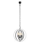 Lampa wisząca ORBIT 107942 Markslojd 3 pierścienie  CZARNA INDUSTRIALNA - 2