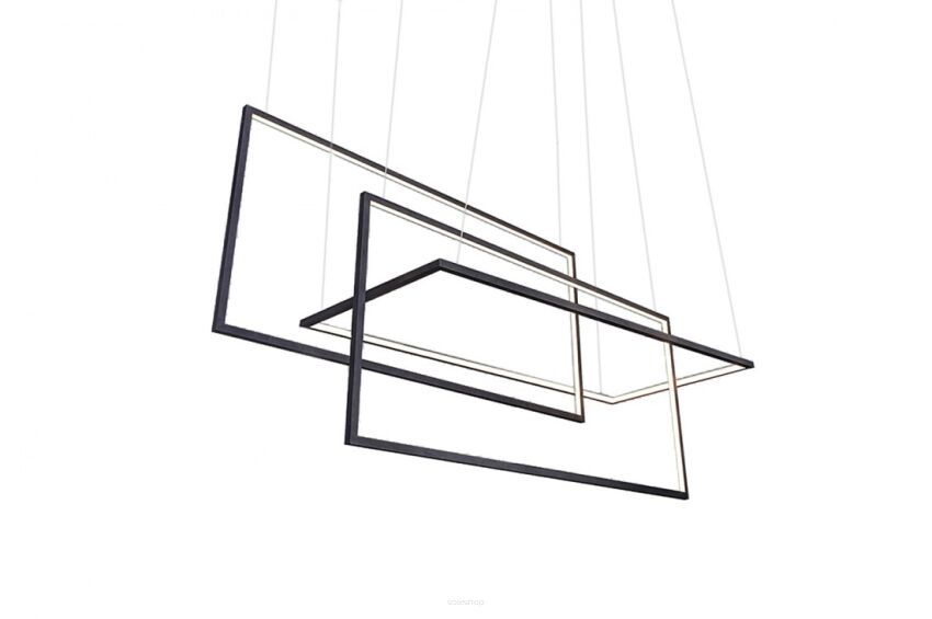 Lampa wisząca METRIC AZ2914 Azzardo Nietypowa kompozycja wykonana z  3 prostokątów