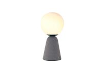 Lampa stołowa NEWTON B TABLE AZ3463 Azzardo  Fantazyjna betonowa podstawa i szklany klosz - 2