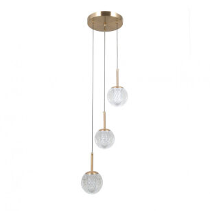 Lampa wisząca Padri PND-40827-3-HBR-CL Italux