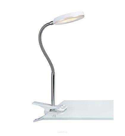 LAMPKA STOŁOWA FLEX KLIP 1L LED BIAŁY/CHROM MARKSLOJD 106470 