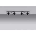 Plafon lampa sufitowa MERIDA 4L Czarna LED SOLLUX LIGHTING SL.0459 - 2