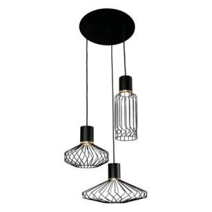 Lampa wisząca PICO III 8863 Nowodvorski 3 zwisy o różnych kształtach RETRO Nowoczesna