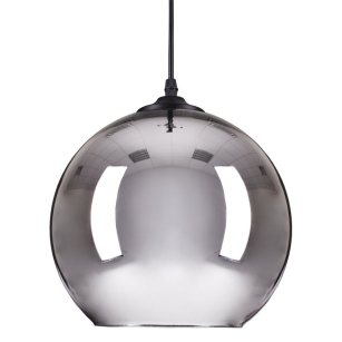 Lampa wisząca MIRROR GLOW - L chrom 40 cm kula szklana 