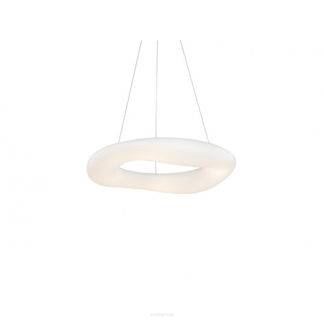 Lampa wisząca  DONUT PENDANT CCT 90 AZ2675 Azzardo Nowoczesny okrągły biały wykonany z akrylu LED regulowana barwa światła