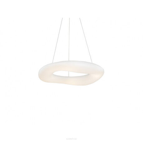 Lampa wisząca  DONUT PENDANT CCT 90 AZ2675 Azzardo Nowoczesny okrągły biały wykonany z akrylu LED regulowana barwa światła