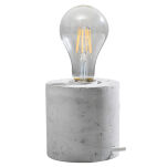 Lampa biurkowa SALGADO beton szary żarówka loft SOLLUX LIGHTING SL.0680 - 3