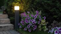 Słupek ogrodowy CUBE MAX CB-MAX 400 BL SU-MA WYSOKOŚĆ 40 CM CZARNY - 2