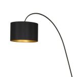 Lampa podłogowa ALICE 4963 Nowodvorski Imponująca abażur czarny złoty - 2
