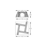 MX3274-4-3GT TULA LAMPA SUFITOWA ZŁOTA/GOLD ZUMALINE - 4