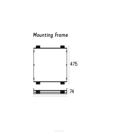 SOLID Area 4.0 WP - Rama Montażowa LABRA 