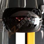 Lampa wisząca  COSMO AZ0909 Azzardo Nowoczesna klosz w kształcie ronda o czarnym wykończeniu. - 3