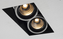Oprawa wpuszczana 4.1854 MULTIVA EVO 60.2 Trimless - wkład LED 6.5W On-Off Labra podwójna bez ramki - 5