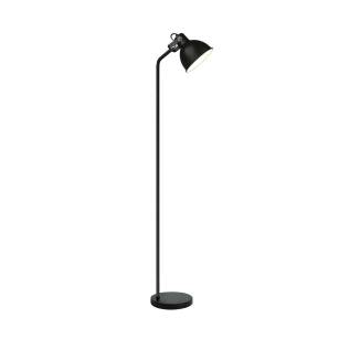 Lampa podłogowa LINO F16026 ZumaLine Metalowa czarna 160 cm