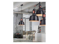 Lampa wisząca DARLING 3 AZ2147 Wykonana w stylu retro/industrial czarna - 3