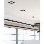 Lampa sufitowa MOD 9417 Nowodvorski Wpuszczana kwadratowa CZARNA - 3