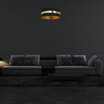Lampa wisząca PALMIRA BLACK/GOLD MILAGRO MLP6318 - 2