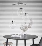 Lampa wisząca skandynawska SICILY 3L 107015 Markslojd kuliste klosze - 2