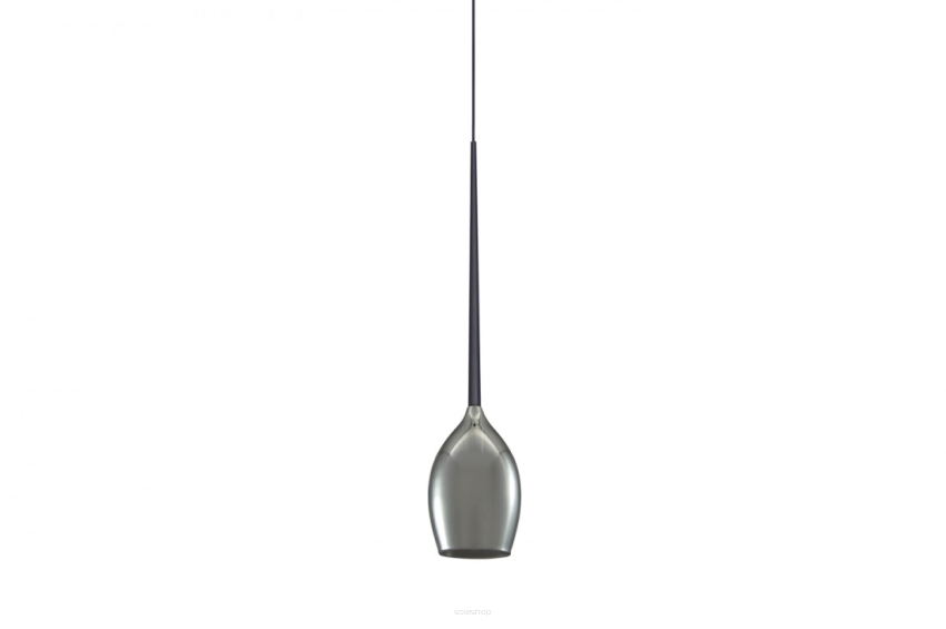 Lampa wisząca IZZA 1 AZ2936 Azzardo Minimalistyczna z oryginalnym kielichowym kloszem z dymionego szkła