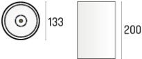 Spot PROXA NT edge.LED 12W On-Off LABRA 3.0820 wysokość 20 cm  - 3