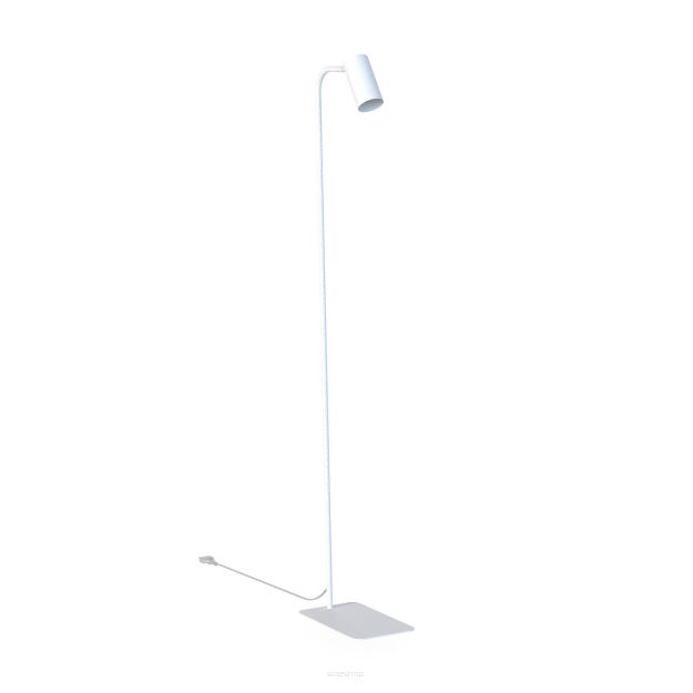 Lampa podłogowa Mono GU10 biała 120cm 7704