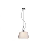 Lampa wisząca ALICANTE AZ2293 Azzardo Biały klosz z tkaniny akrylowa przesłona - 2
