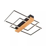 C230624202A MINAR LAMPA SUFITOWA CZARNA+DREWNO/BLACK+WOOD ZUMALINE - 2