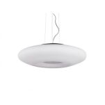 Lampa wisząca PIRES 50  AZ0277 Azzardo Nowoczesna w kształcie spodka biała - 2