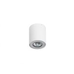 Lampa sufitowa plafon NEOS 1 AZ0606 Azzardo Techniczna tuba o wysokości 12 cm biały-aluminium - 2
