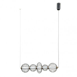 Lampa wisząca Rabel PND-344221-5-BK Italux