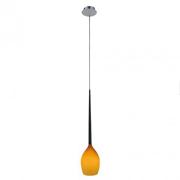 Lampa wisząca IZZA 1 AZ1221 Azzardo Minimalistyczna z oryginalnym kielichowym kloszem w kolorze złotym amber