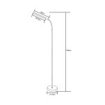 SM-605-WH LAMPA PODŁOGOWA BIAŁA/WHITE ZUMALINE - 2