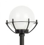 Lampa zewnętrzna stojąca KULE Z KOSZYKIEM 200 K 5002/3/KPO SU-MA   - 6