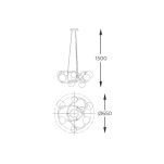 MD4922-8-EBGN NISYRO LAMPA WISZĄCA ZUMALINE - 4