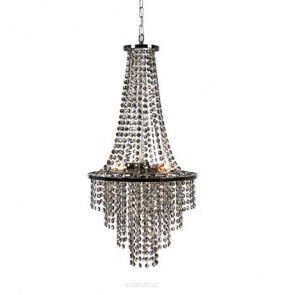 Lampa wisząca ALLINGTON CHANDELIER 3L BLACK CROME/SMOKE MARKSLOJD 108124