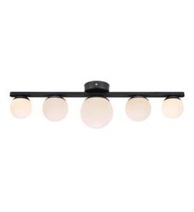 Lampa sufitowa PURO CEILING/WALL 5L BLACK/OPAL IP44 MARKSLOJD 108067