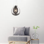 Lampa wisząca MOON P19066B-D38 Zuma Line Wytworna i nowoczesna śr. 38 cm - 2