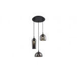 Lampa wisząca BLANCA 3 AZ3336 Azzardo 3 zwisy o różnych wymiarach nowoczesna smoky - 2