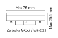 Kinkiet elewacyjny FAN KWADRAT FKW-K100 SU-MA CIEMNY POPIEL - 4