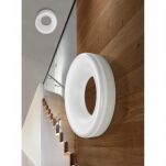 Plafon lampa sufitowa RING LED AZ2945 Azzardo Biały pierścień akrylowa przesłona   - 3