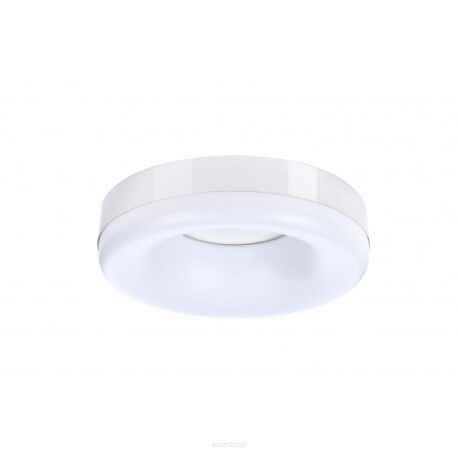 Plafon lampa sufitowa RING LED AZ2945 Azzardo Biały pierścień akrylowa przesłona  