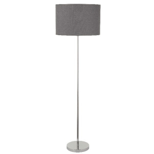 Lampa stojąca HOTEL 9300 Nowodvorski Minimalistyczna CHROM SZARA 168 CM