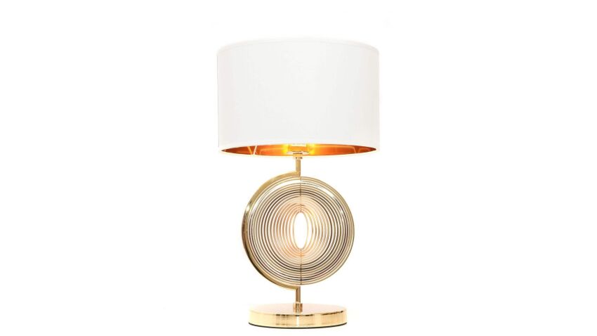 GLAMOUR LAMPA NOCNA BIAŁO-ZŁOTA MONTERONI LDT 5532 (WT+GD)