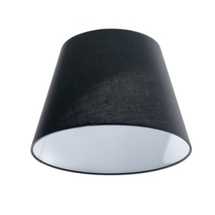 Abażur / klosz do lampy SHADE ZF GR 20 CZARNY Z TKANINY 