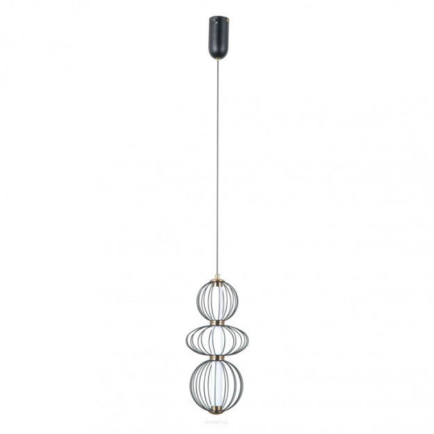 Lampa wisząca Rabel PND-344221-3V-BK Italux