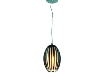 Lampa wisząca ELBA AZ0158 Azzardo Designerska z nietypowym karbowanym kloszem w kolorze brązowym 