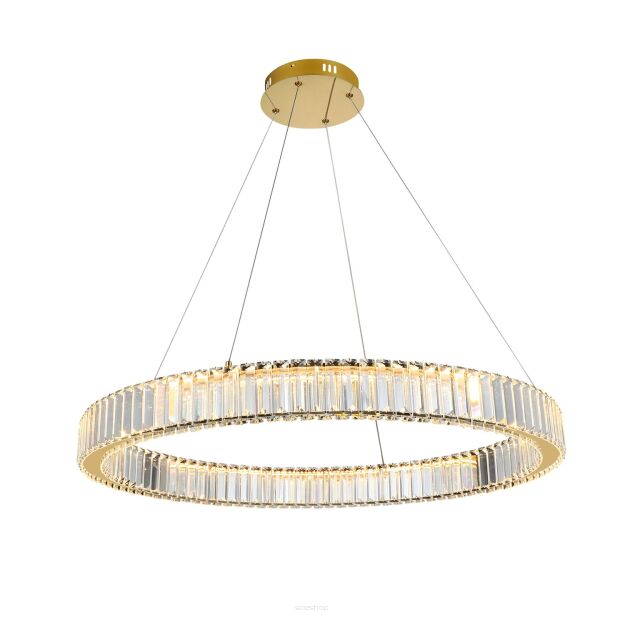 Lampa wisząca SPARK PENDANT 80 DIMM złota/kryształ Azzardo AZ5790