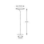 E82907-31 CORIT LAMPA PODŁOGOWA CZARNA/BLACK ZUMALINE - 2