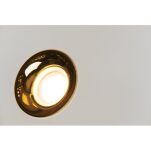 Lampa sufitowa ADAMO MIDST DIAMOND WH AZ2738 Azzardo Wpuszczana okrągła z kryształkami  BIAŁA - 6